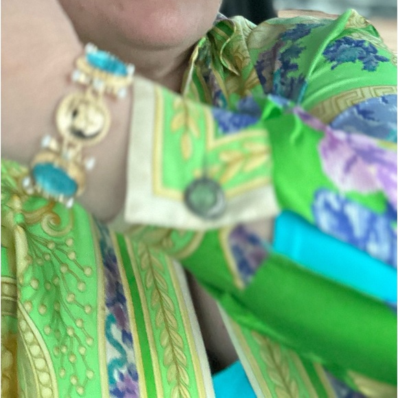 Gianni Versace silk shirt vintage - Picture 8 of 8